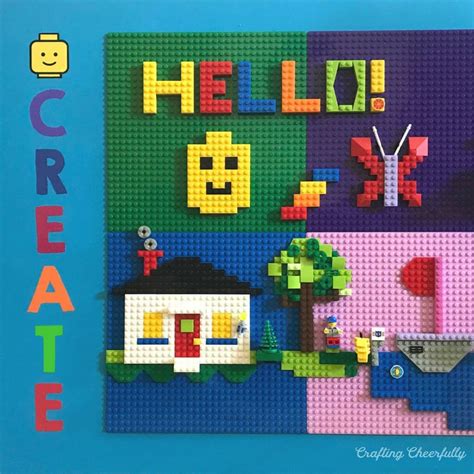 DIY Lego Makerspace Board - Crafting Cheerfully