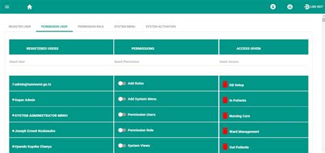 System Configuration - GoT-HoMIS Online Documentation