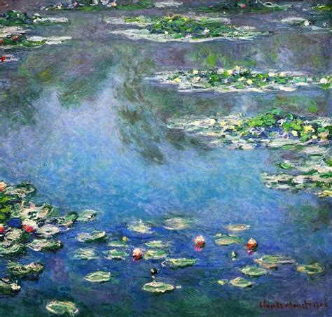 Lirios D’Água (1906) de Claude Monet | Tela para Quadro na Santhatela