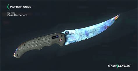 Flip Knife Case Hardened | All Blue Gem Seeds - SkinLords