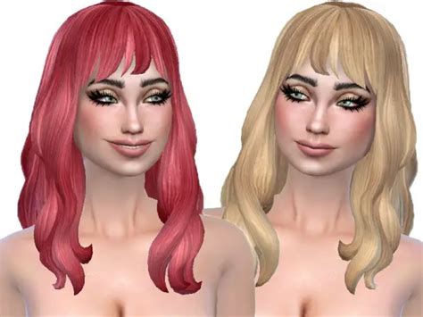 The Sims Resource: Ombre hair recolor by TrudieOpp - Sims 4 Hairs