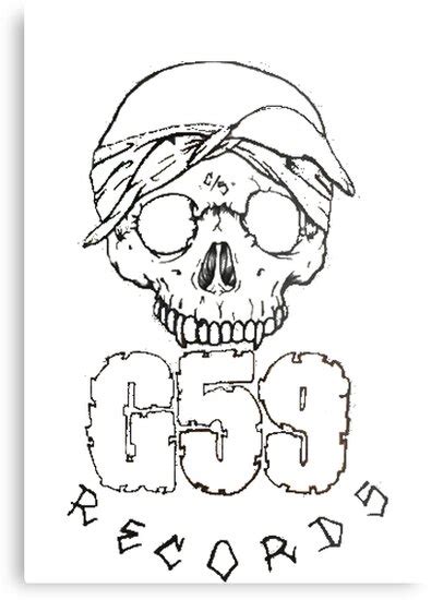 "G59 Skull Logo Art - Suicideboys Merch" Metal Print by dishess | Redbubble