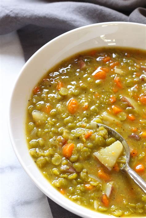 Vegan split pea soup | The Mostly Vegan