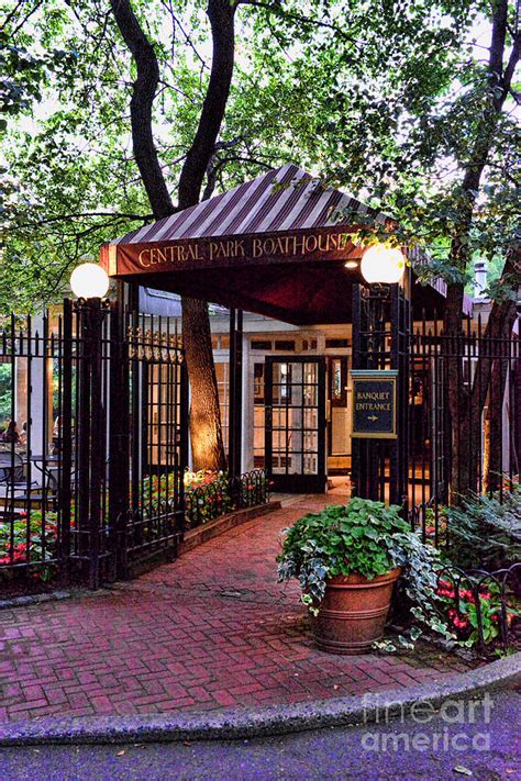 Central Park Boathouse Photograph by Paul Ward - Fine Art America