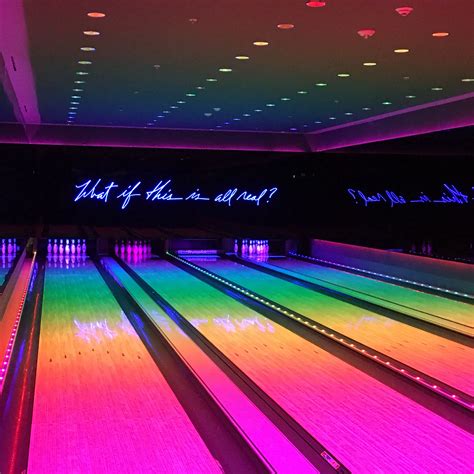 Neon Bowling Alley, Basement, Bowling, Miami, Fun Activities, Rainbow ...