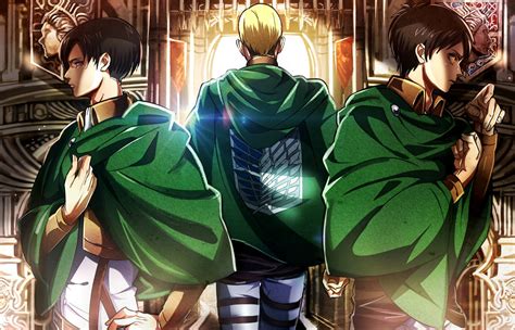 Levi,Eren and Erwin Computer Wallpapers, Desktop Backgrounds | 1620x1040 | ID:653527 | Attack on ...