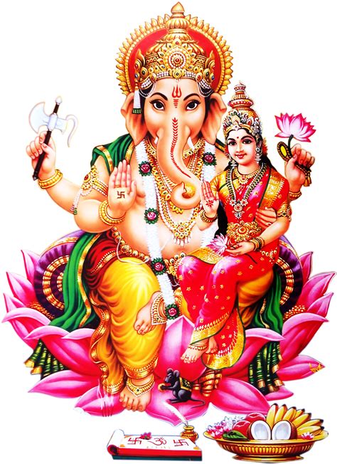 Download Lord Ganesh Free Png Transparent Image And Clipart - Lakshmi ...