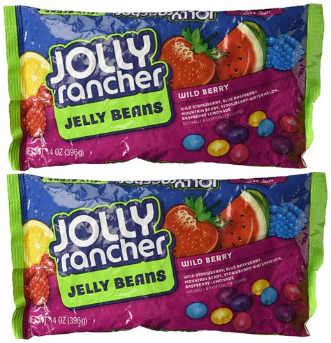 JOLLY RANCHER Jelly Beans Assorted Fruit Flavored Chewy Candy, Easter, 14 oz Bag