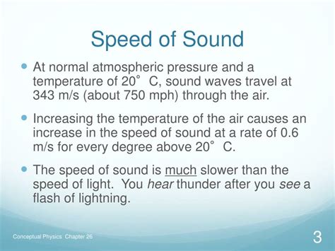 PPT - Speed of Sound PowerPoint Presentation, free download - ID:5926827