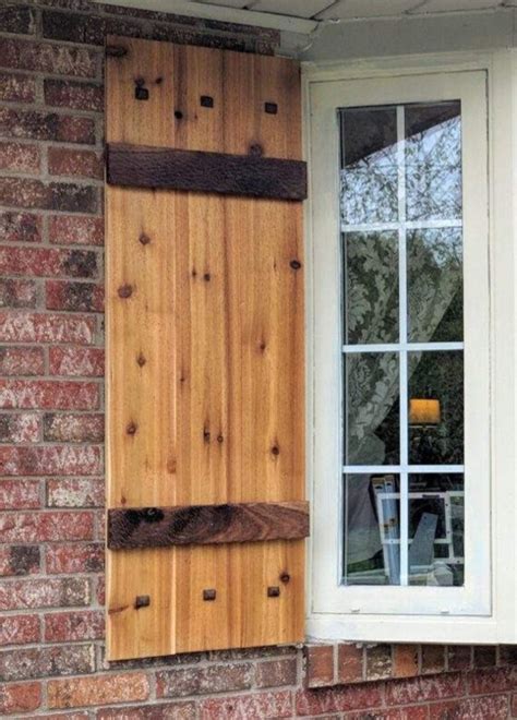 Exterior Solid Wood Shutters | Etsy