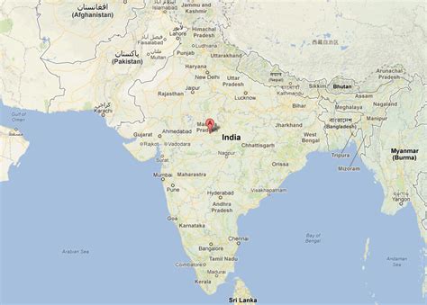 Bhopal Map and Bhopal Satellite Images