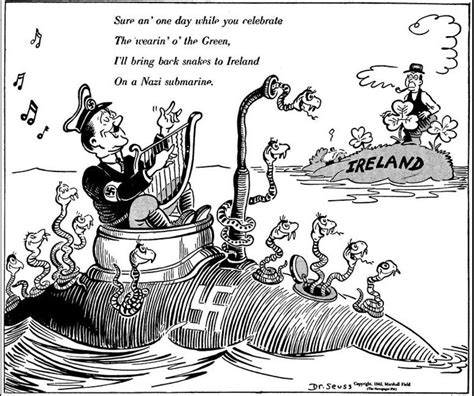 Lost Dr. Seuss Cartoons Show Another Side Of The Author | World war ii, World war, World war i