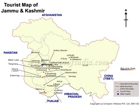 map of kashmir, kashmir map, tourism map of kashmir, travel map of ...