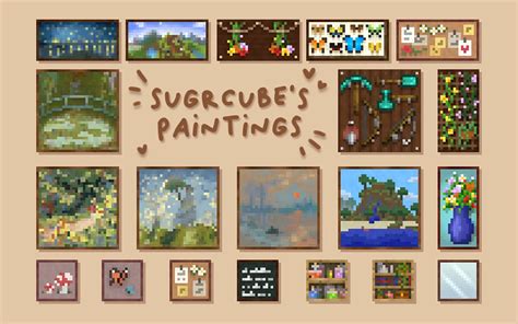 Custom Paintings by sugrcube | Bedrock Port 1.20.2/1.20.1/1.20/1.19.2/1 ...