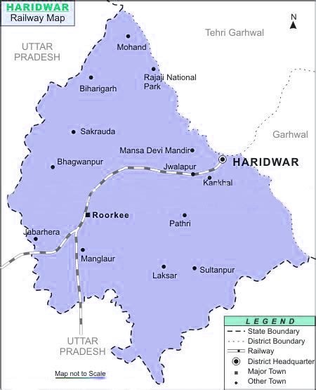 Rail-Map-india: Haridwar_railway_map