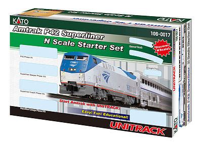 Amtrak Superliner Starter Set N Scale Model Train Set #1060017 by Kato ...