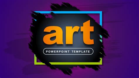 Art PowerPoint Template - SlideModel