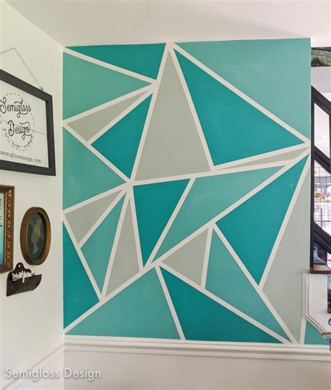 Geometric Painted Wall Designs