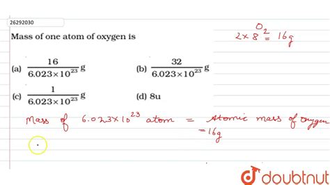 Relative Atomic Mass of Oxygen