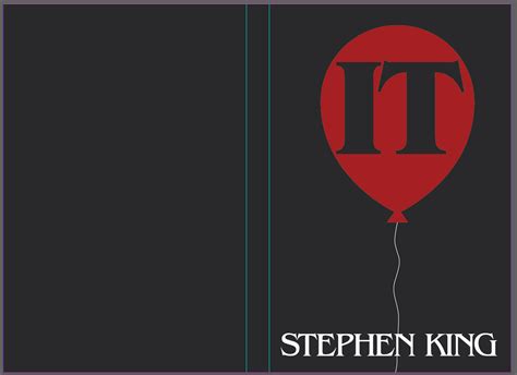 Book Cover for Stephen King's It on Behance