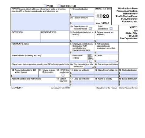 IRS Form 1099-R. 2023. | Forms - Docs - 2023