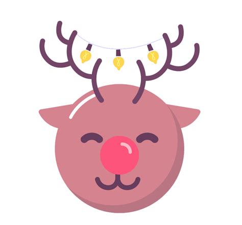 Cute Christmas Holiday Emoji, Merry Decorations, Seasonal Joy, Holiday Spirit, Winter Fun PNG