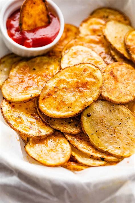 How to Make Crispy Potato Chips in the Air Fryer | Diethood