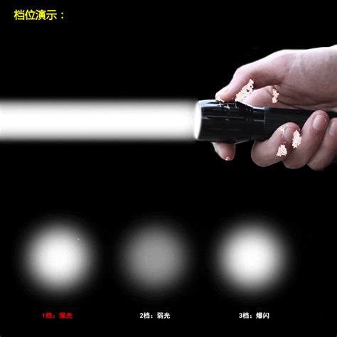 Mini zoom adjustable LED lampe torche portable telescopic baton flashlight spotlight lanterna ...