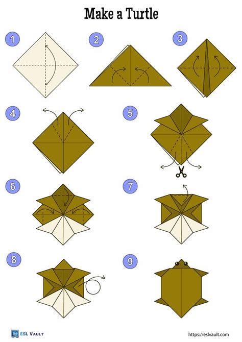 9 Easy origami animals (PDF) - ESL Vault