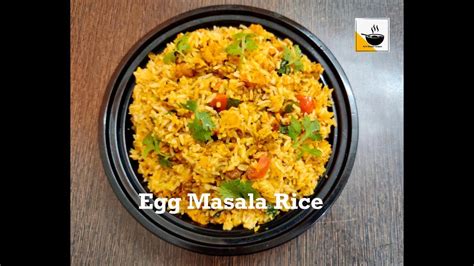 Egg Masala Rice / Anda Rice / Easy Masala Egg Rice Recipe - Simple Recipes - YouTube