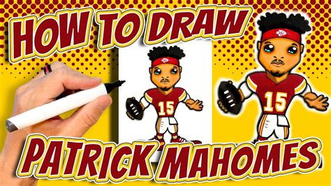 Patrick Mahomes Drawing Cartoon