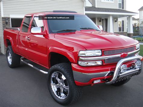 2000 Chevrolet Silverado 1500 Lifted Custom Lt Z71 Ext Cab Pickup 3 ...