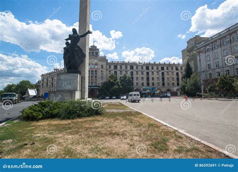 Monument To Liberation in Kishinev Editorial Photo - Image of landmarks ...