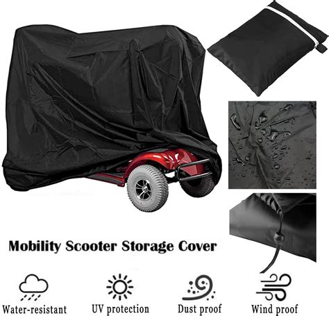 Waterproof Mobility Scooter Cover, Outdoor Heavy Duty Disability Scooter Covers Wheelchair ...