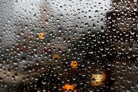 Full Frame Shot of Raindrops on Glass Window · Free Stock Photo