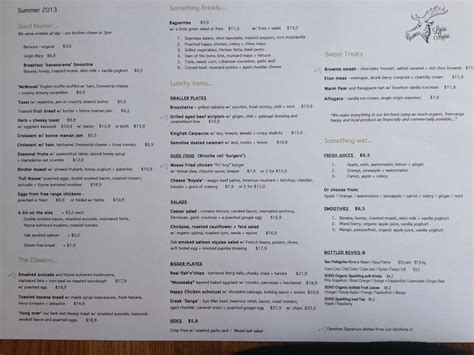 Loose Moose Menu, Menu for Loose Moose, Bundall, Gold Coast ...