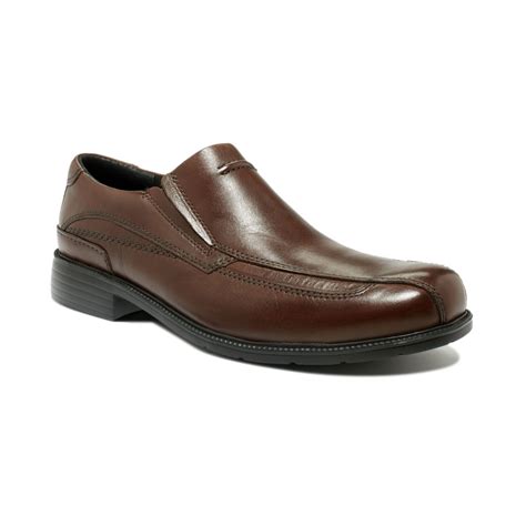 Clarks Medina Slip On Shoes in Brown for Men (brown leather) | Lyst