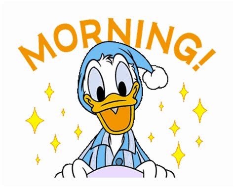 morning good morning jour donald disney Image, animated GIF