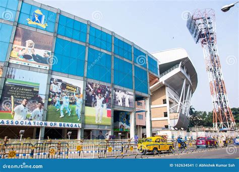 Eden Gardens Cricket Stadium, Kolkata, India. Editorial Photo - Image ...