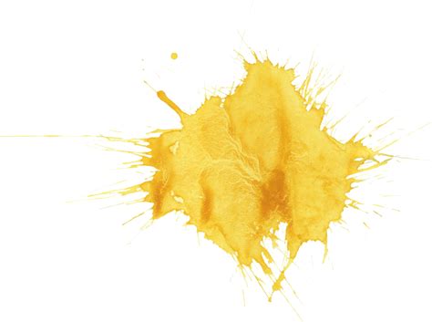 20 Yellow Watercolor Splatter (PNG Transparent) | OnlyGFX.com