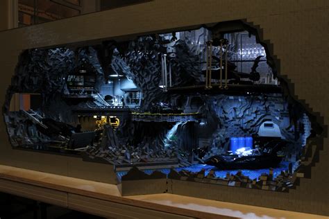 Heyy Batsyy. [Lego batcave built from 20,000 blocks;with 4 lights ...