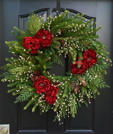 Christmas Wreath Artificial Pine Wreath 2015 Christmas