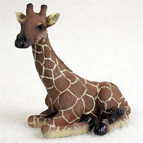 Giraffe Mini Resin Hand Painted Wildlife Animal Figurine