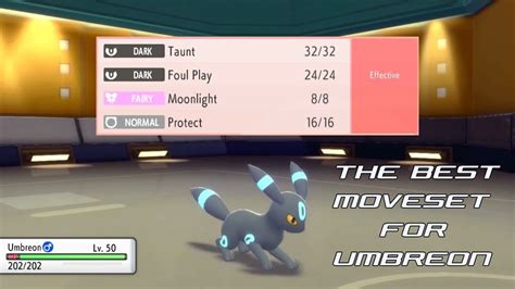 The Best Moveset Competitive For Umbreon! Foul Play Style! - YouTube