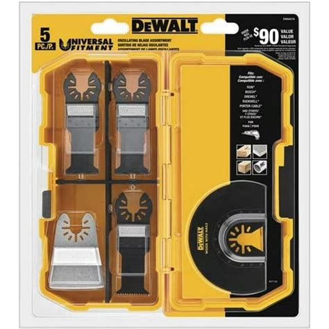 DEWALT Oscillating Tool Blades Kit, 5-Piece (DWA4216) - Walmart.com ...