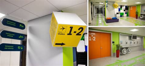 Creative Wayfinding Signage in an Architectural Style | Front Signs