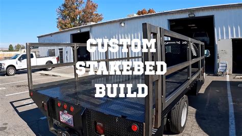 Building A Custom Stake Bed - YouTube