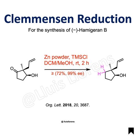 Clemmensen Reduction - NROChemistry