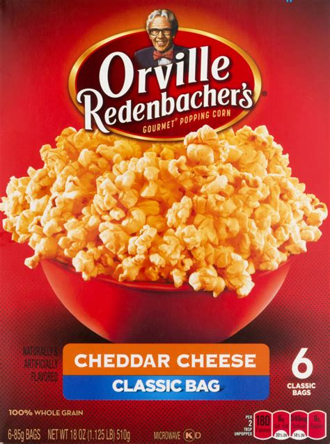 Orville Redenbacher's Popcorn Cheddar Cheese - 6 CT Orville Redenbacher's(27000486009 ...