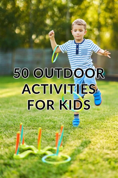 50 Outdoor Summer Activities For Kids | Outdoor summer activities, Summer activities for kids ...